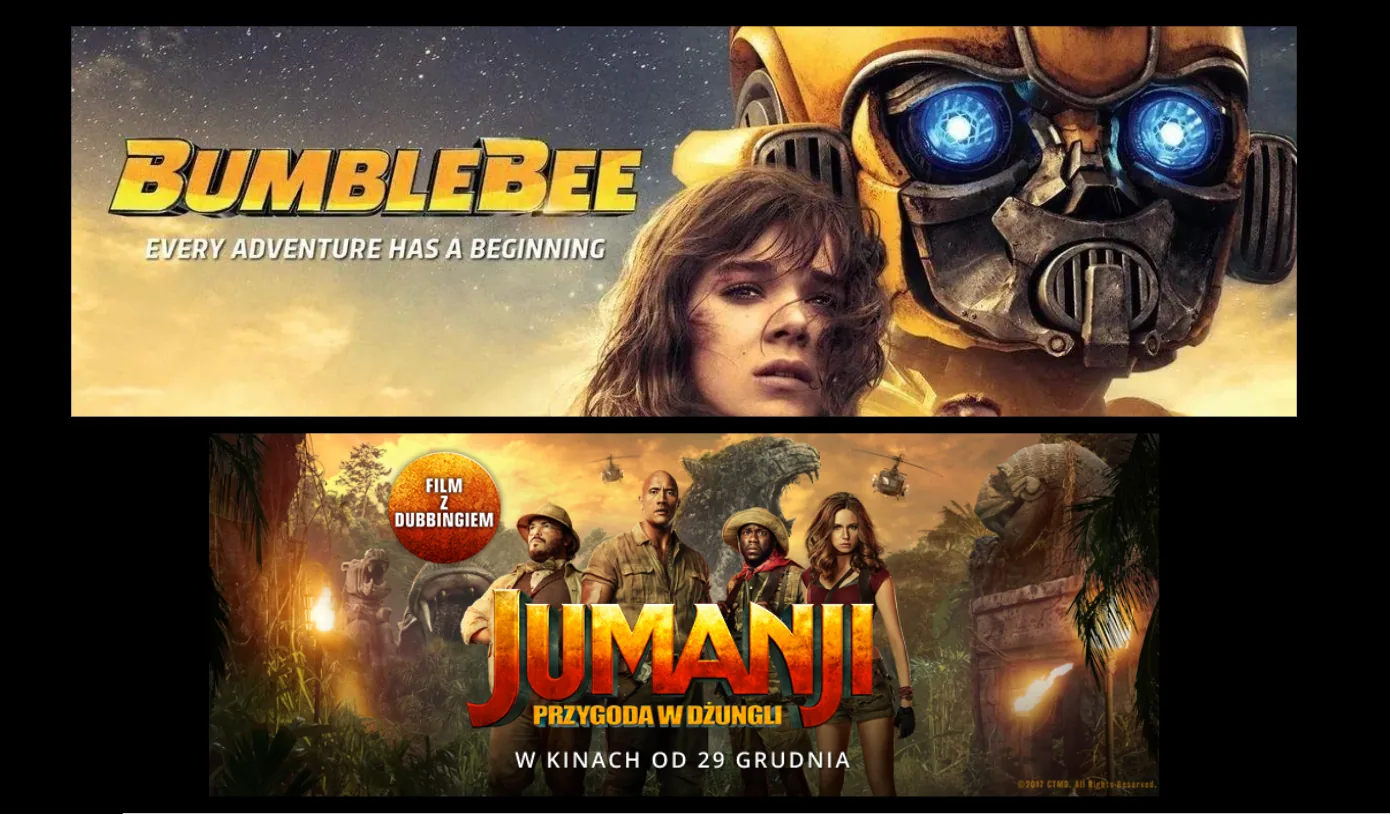 Bumblebee i Jumanji: Przygoda w dżungli